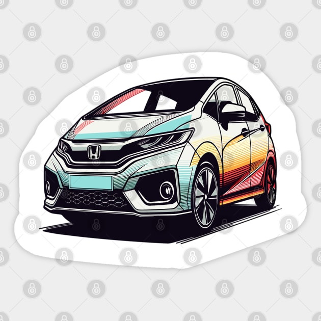 Honda Jazz Sticker by Vehicles-Art